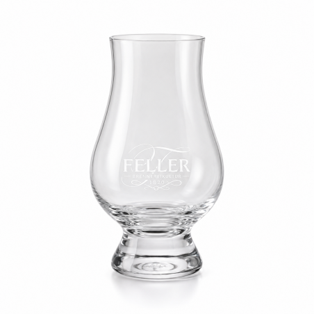 Feller Whisky-Glas – mit edler Logo-Gravur kaufen | Brennerei Feller